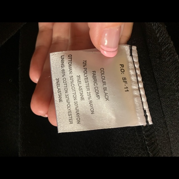 Black Sibling Bandeau Cocktail Dress Size 8 - Picture 6 of 7